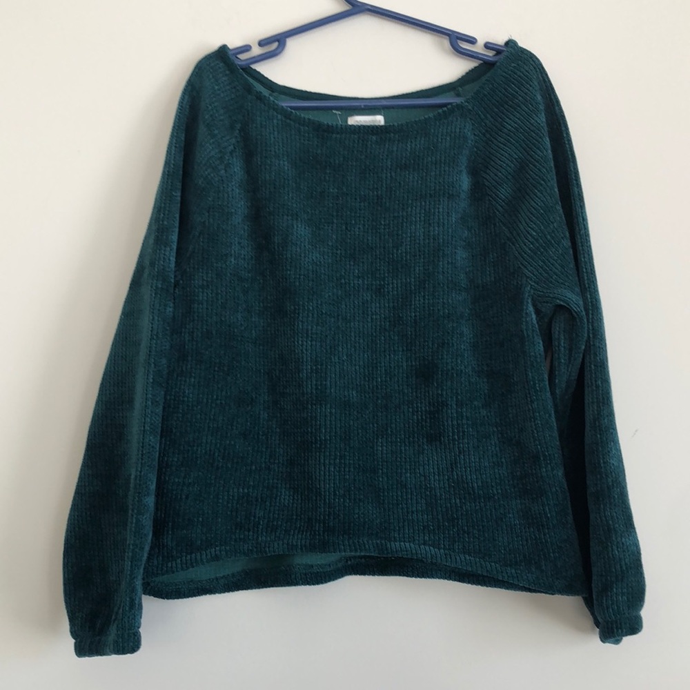 Gymboree girls green velour dressup top size 5/6